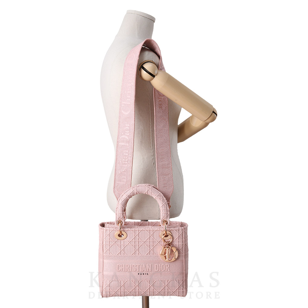 CHRISTIAN DIOR(USED)크리스찬 디올 LADY D-LITE 미디엄 백
